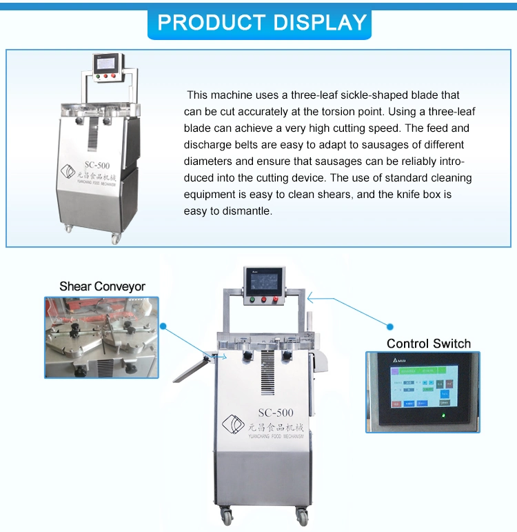 Sausage Linking Cutting Machine for Collagen Casing Sausage